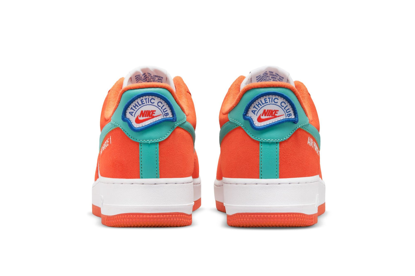 Air Force 1 '07 LV8 'Athletic Club - Rush Orange Washed Teal'
