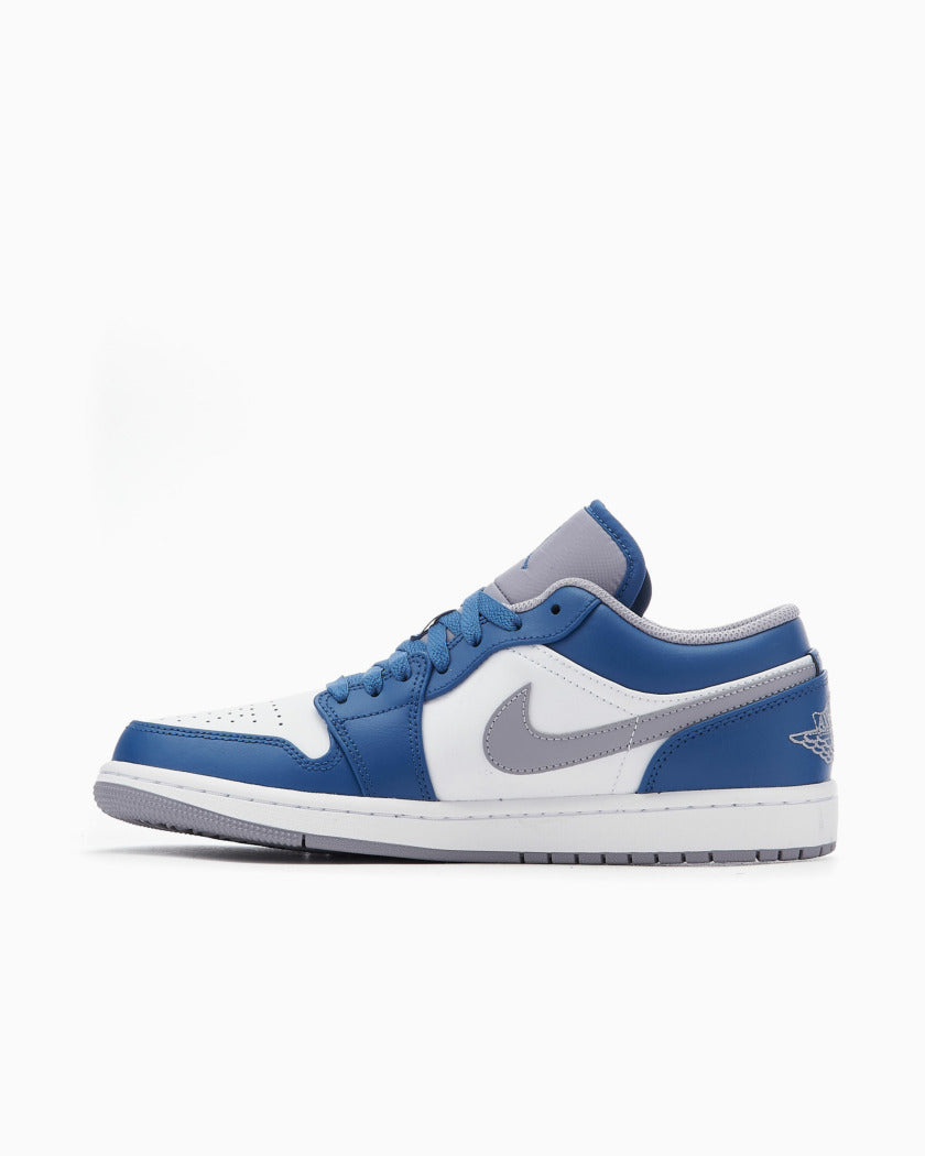 Air Jordan 1 Low "True Blue Cement"