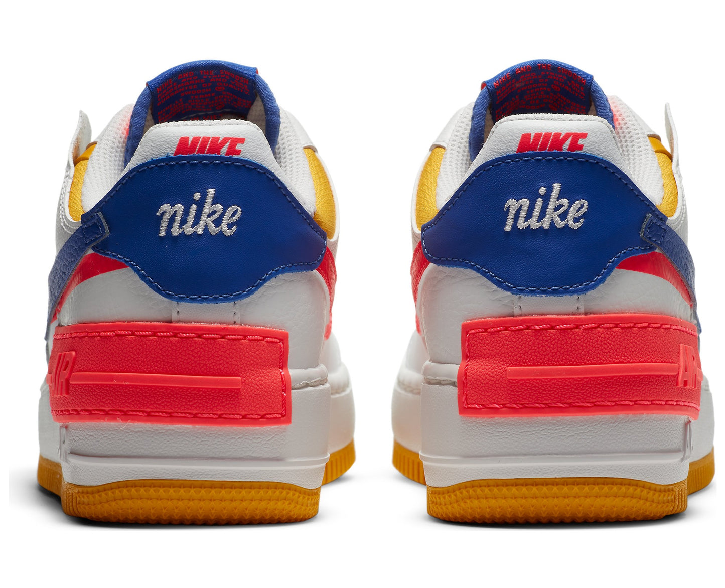 Wmns Air Force 1 Shadow 'White Crimson Blue'