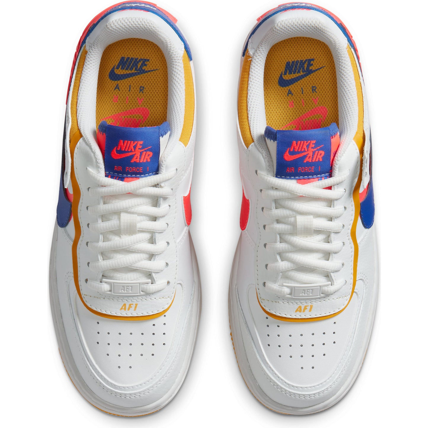 Wmns Air Force 1 Shadow 'White Crimson Blue'