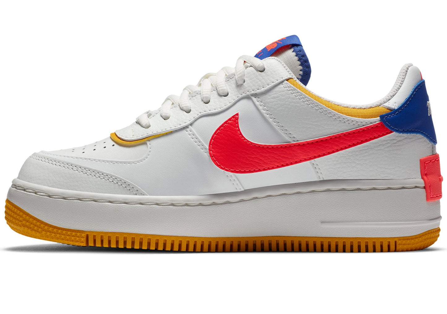 Wmns Air Force 1 Shadow 'White Crimson Blue'