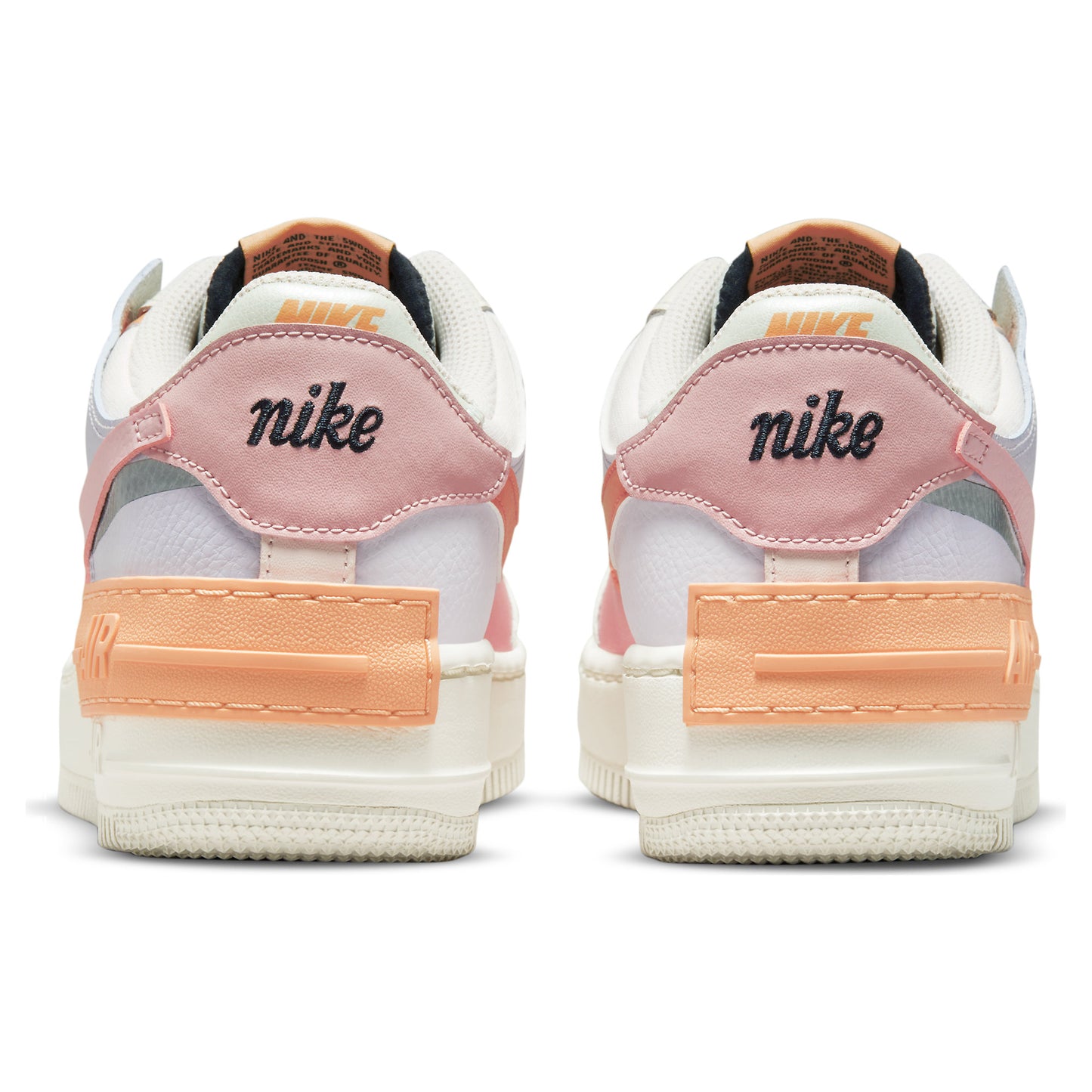 Wmns Air Force 1 Shadow 'Orange Chalk Pink Glaze'