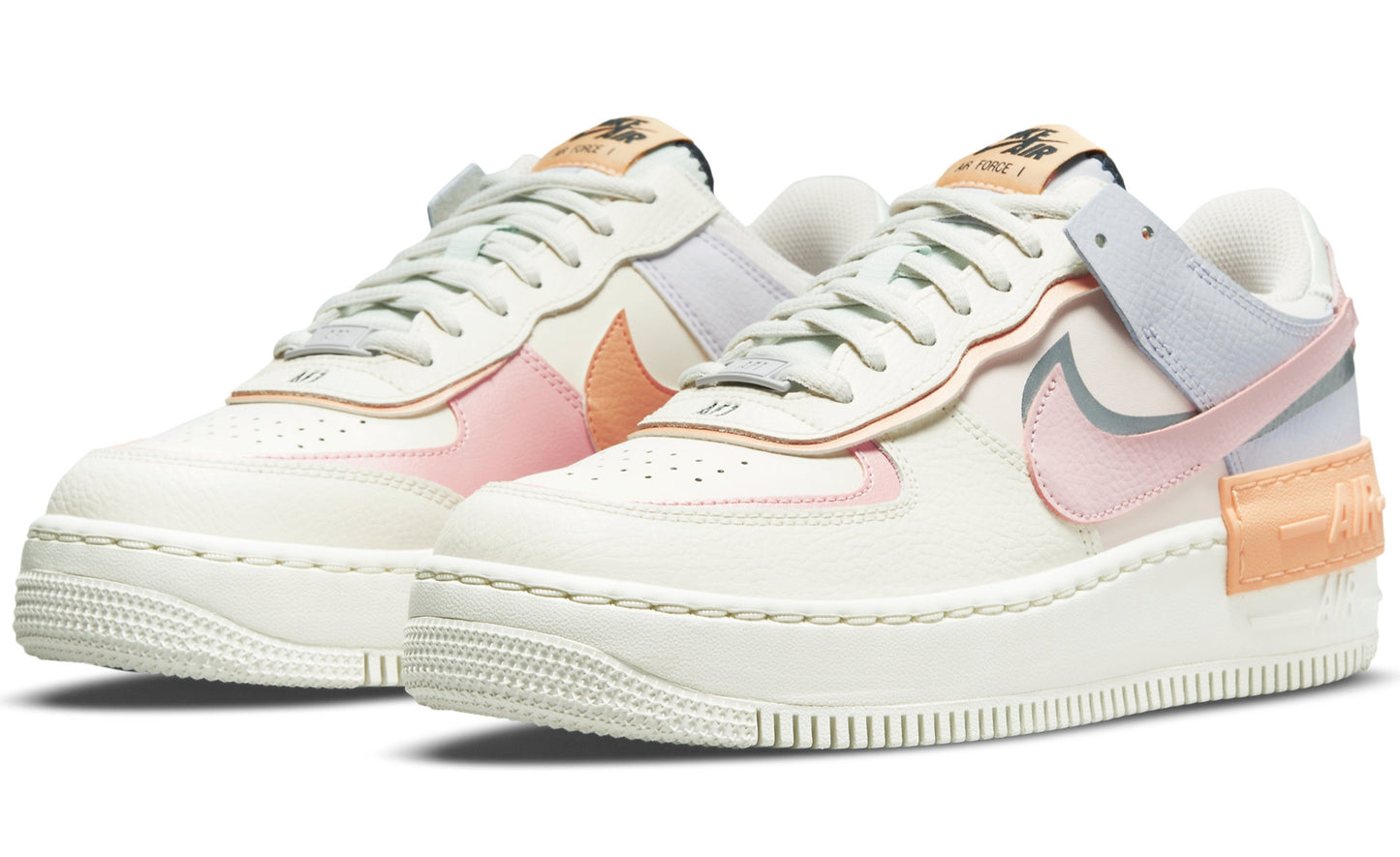 Wmns Air Force 1 Shadow 'Orange Chalk Pink Glaze'