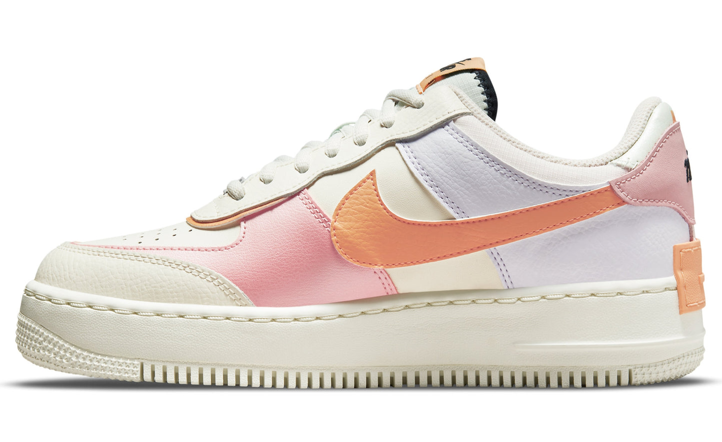 Wmns Air Force 1 Shadow 'Orange Chalk Pink Glaze'