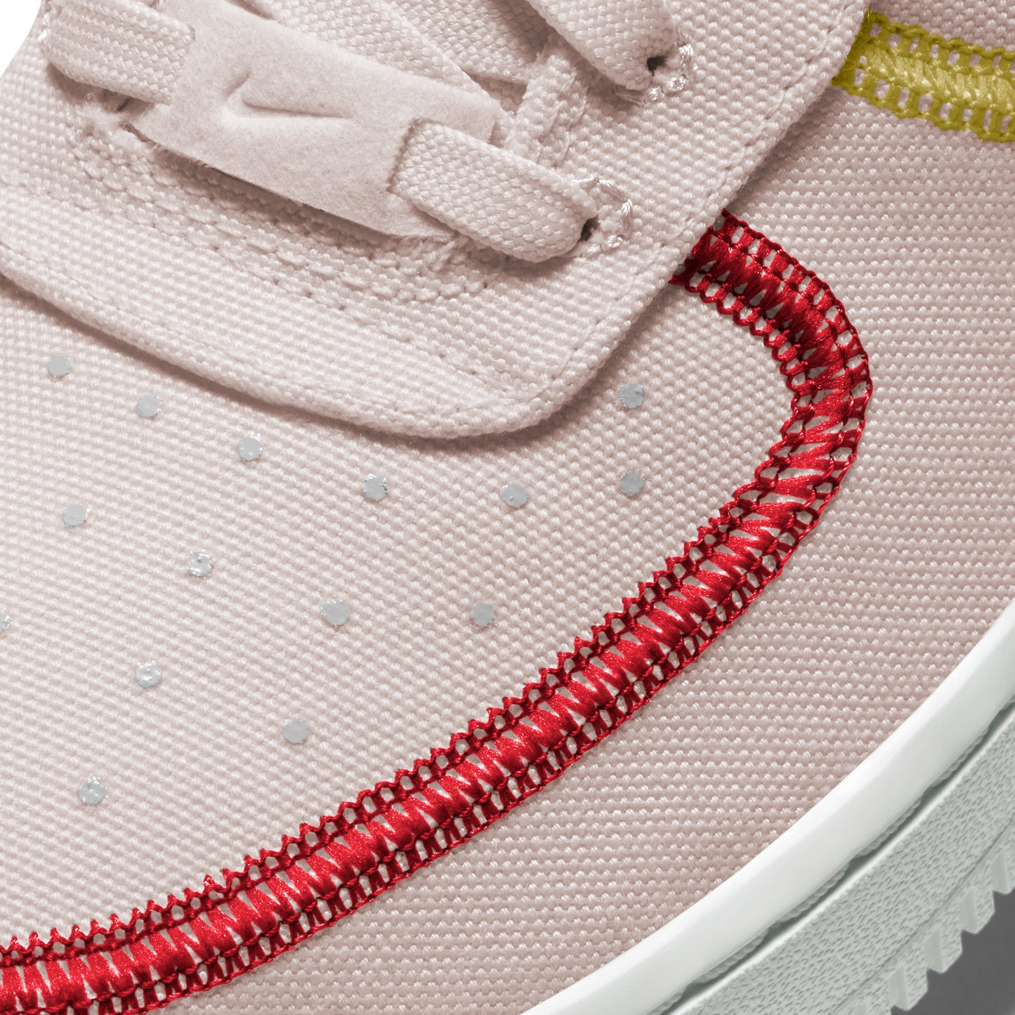 Wmns Air Force 1 '07 Low LX 'Stitched Canvas - Siltstone Red'