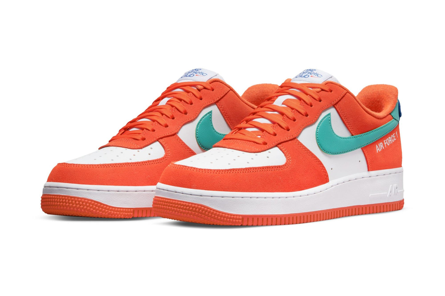 Air Force 1 '07 LV8 'Athletic Club - Rush Orange Washed Teal'